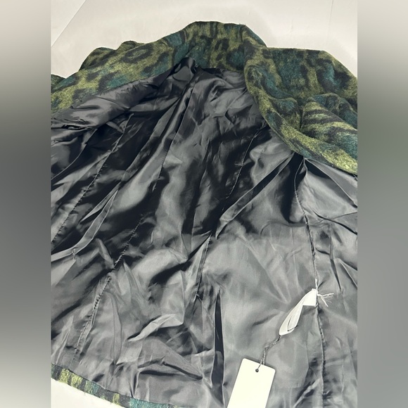 KELLY OBI || Green & Black Leopard Print Blazer. Sz. XS/S - Picture 10 of 14